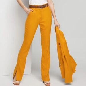 NWT Ines Slim Summer Slit Bootcut Pants